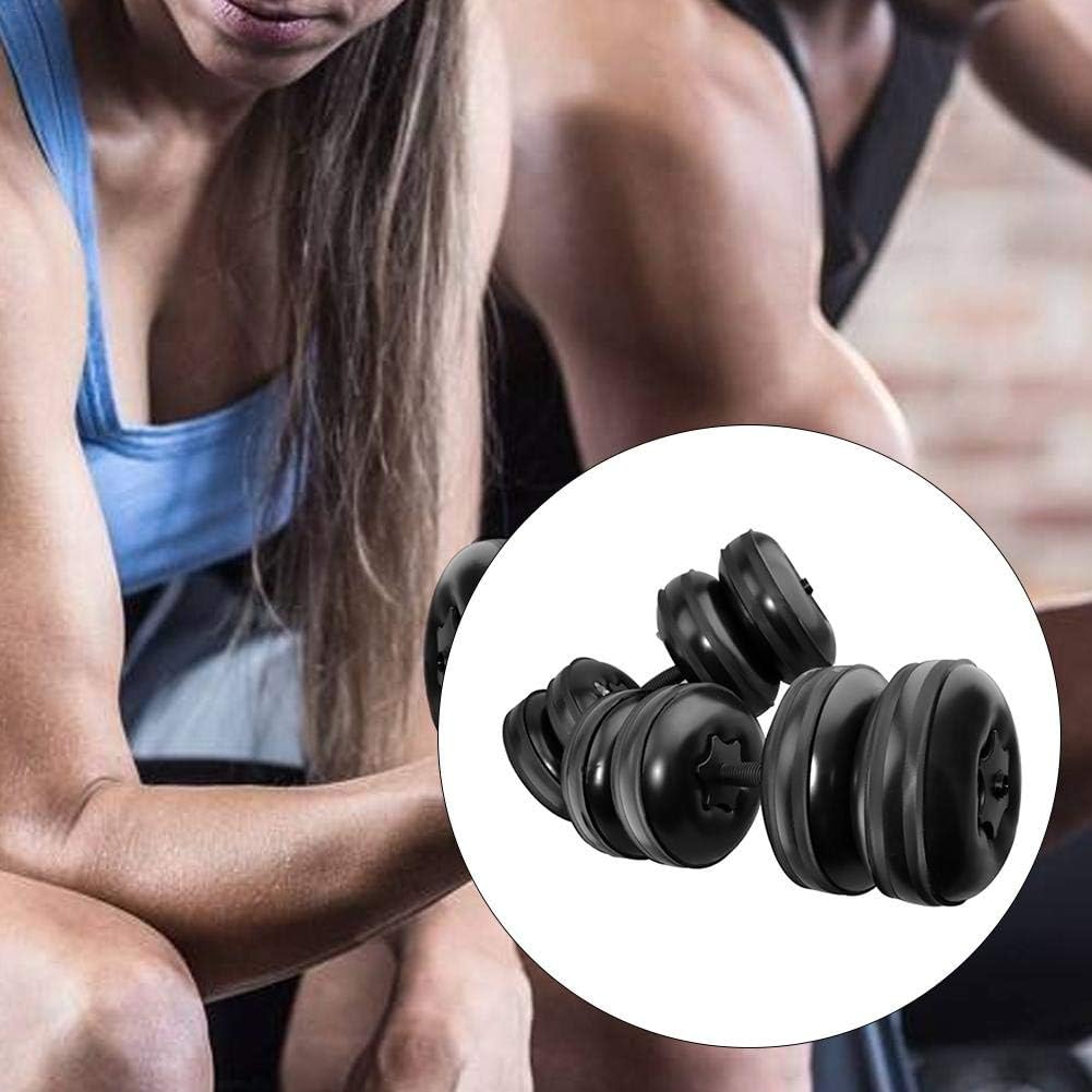 Dreameryoly Unisex Water Filled Adjustable Dumbbells, Weight Up to 25Kg, Portable Fitness Equipment for Body Building Arm Strength Training