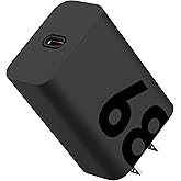 Motorola TurboPower 68W USB-C Wall Charger GaN tech, Fastest for Moto G Stylus (2025), Motorola Edge (Plus) 2022/2023,Edge 2023/2024, Razr+ (Plus) 2024/2025, Razr Ultra, PD Devices - No Cable