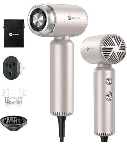 Amazon.com : Dual Voltage Hair Dryer for Worldwide Travel, High