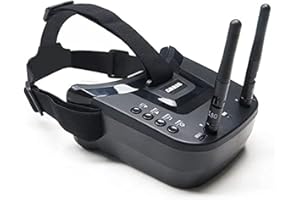 5.8Ghz FPV Goggles, Arris VR-009 Video Headset 5.8G 40CH HD 3 inch 16:9 Display Mini FPV Goggles FPV Quadcopter Drones