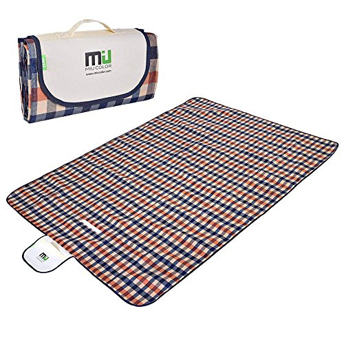 MIU COLOR Large Waterproof Outdoor Picnic Blanket, Sandproof and