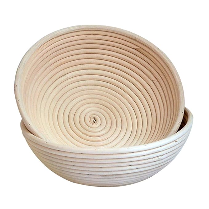 Cesta de fermentación para pan, cesta de prueba, mimbre natural ...