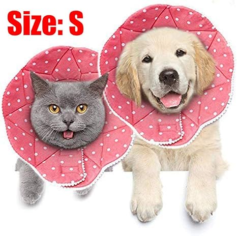 Meiso Comfy Cone Collerette Confortable De Post Chirurgie Pour Chats Et Chiens Robuste Imperméable Résistante Aux Griffures Et Morsures Facile à