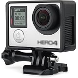 SOONSUN Frame Mount Housing Case with Basic Buckle and Long Thumb Bolt Screw for GoPro Hero 3 3+ 4 Camera and All Slots Fully