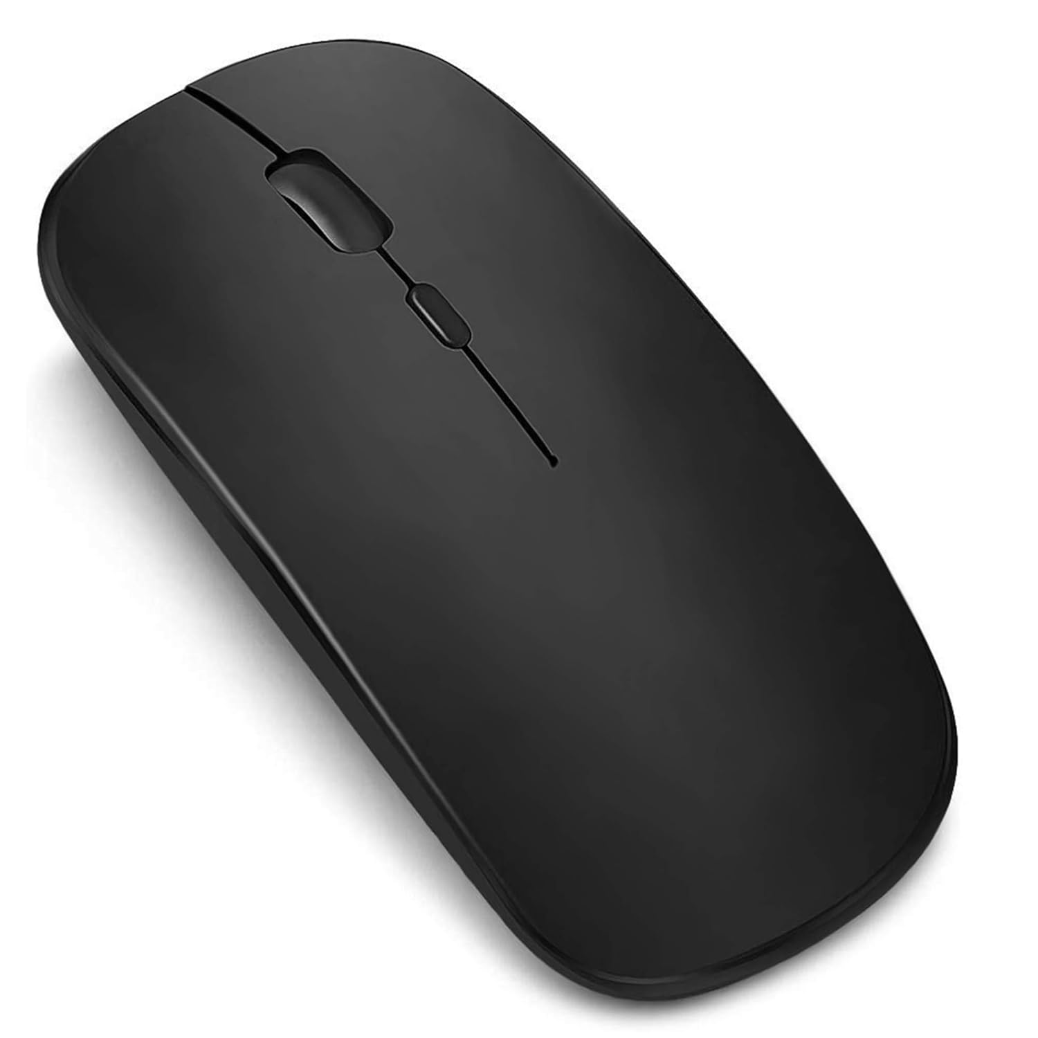 【年末年始最新版】ワイヤレスマウス 無線マウス コンパクト 超薄型 静音 人間工学 2.4GHz 3DPIモード 高精度 省エネモード 小型 持ち運び便利 光学式 高感度Mac/Windows/Surface/Microsoft Proに対応 オフィス/旅行/出張/に最適 (ブラック)