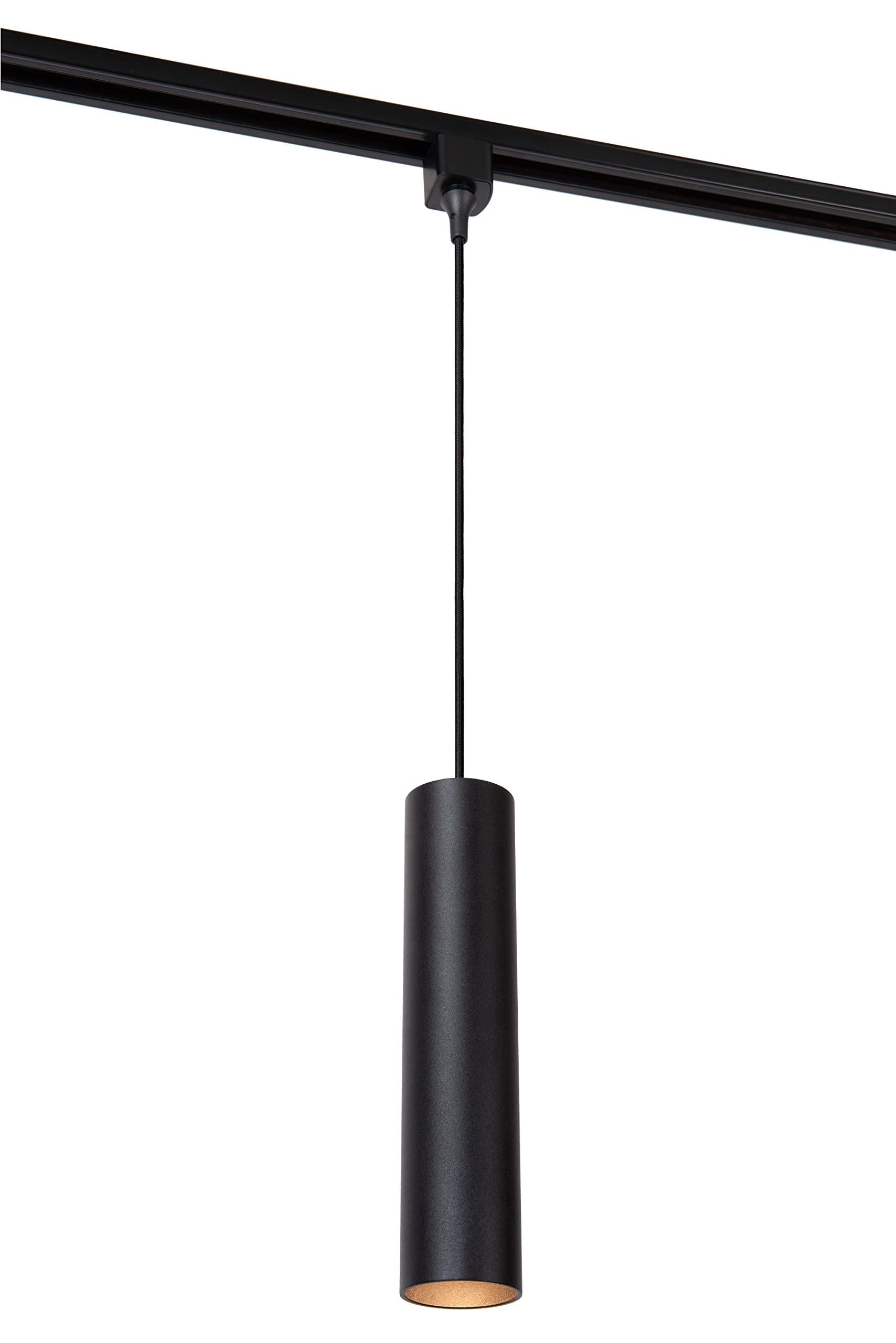 Lucide Track Floris Pendant - 1-Circuit Track Lighting System - 1xGU10 - Black (Extension)