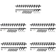 Flex-Fence - Decorative Versa Fence Louver System (Pack of 5)