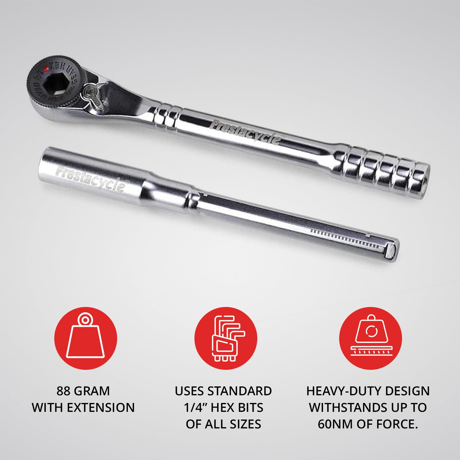 Mua Prestacycle Pro T-Handle Ratchet and Extension, Portable Tool for ...