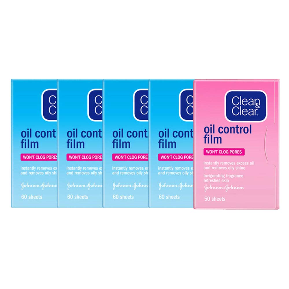 Oil Control Film (5 Mixed Pack) Oil Absorbing Sheets