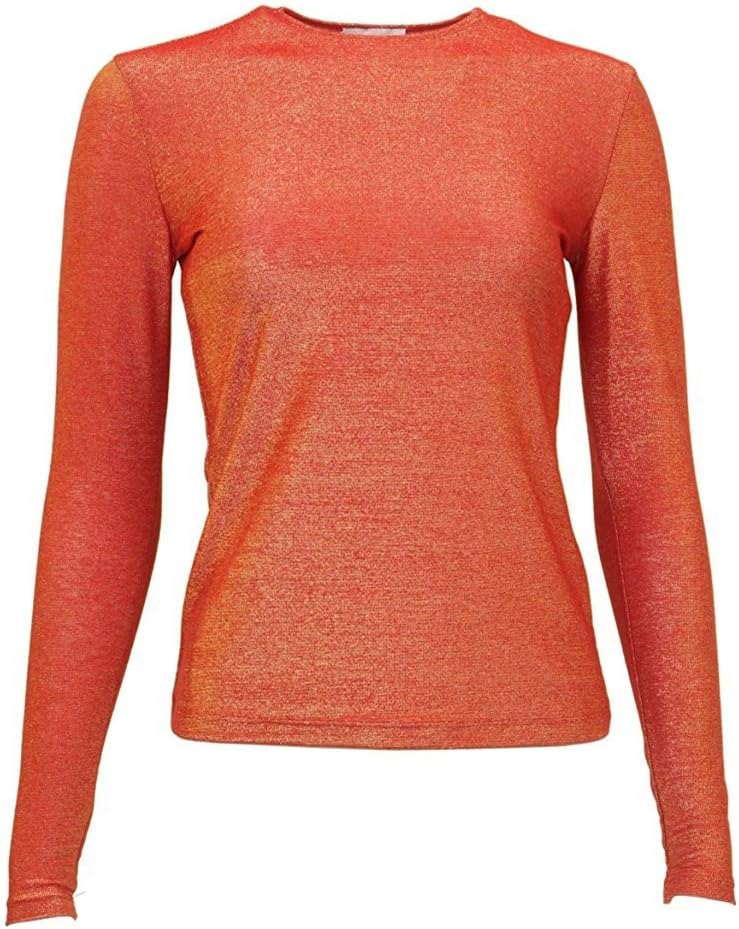 Linda Leal Women's Long Sleeve Sparkle Shell Top