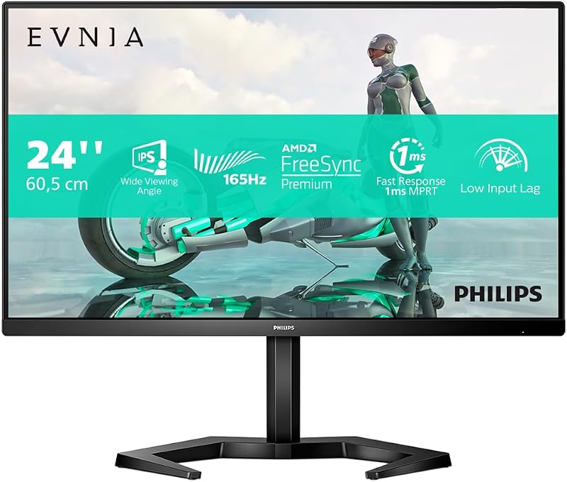 Philips Evnia 24M1N3200ZS 24" FHD Gaming Monitor 165Hz IPS 1ms AMD FreeSync