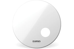 Evans EQ3 Resonant Smooth White Bass Drum Head, 20 Inch