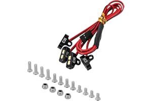 INJORA 4LED Rock Lights Kit for SCX10 TRX4 1/10 RC Crawler Upgrade(4LED White)