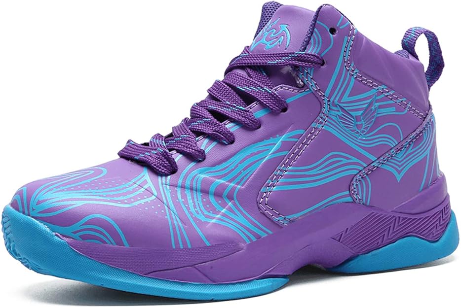 Amazon Bolog キッズ スニーカー バスケットシューズ ボーイズ ランニングシューズ ジュニアバッシュ ハイカット 軽量 通気 小学生 中学生 通学履き 19 5cm 24cm 運動靴 スニーカー