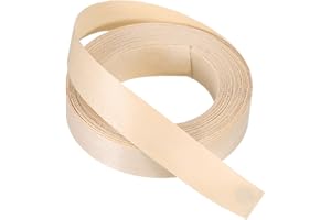 PATIKIL Birch Edge Banding, 1 Inch x 25 ft Wood Veneer Tape Pre-glued Flexible Plywood Edge Banding with Hot Melt Adhesive fo