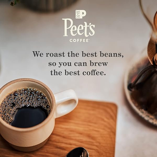 PEET’S COFFEE, MEDIUM ROAST GROUND COFFEE, 100% ARABICA COFFEE – BIG BANG 18 OUNCE BAG