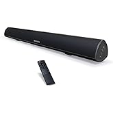 BESTISAN Sound Bar, 100Watt Soundbar for TV, Wired & Wireless Bluetooth 5.0 Sound Bar(40 Inch, 6 Drivers, Optical, HDMI-ARC)