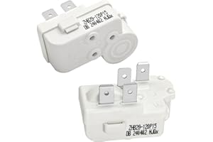 FORMIDEN (Pack of 2) 4Pin Refrigerator Overload Protector PTC Starter Relay - Universal Replacement for Haier, Siemens, Hotpoint ZHB28-120P15 ZHB69-135P4.7 ZHB60-120P4.7 ZHB88-125P4.7 ZHB60-120P15