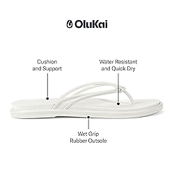 OLUKAI Aka Women's Beach Sandals, Water-Friendly
