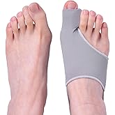 HHBOXIU Hallux valgus correction device, toe correction device. Suitable for both men and women for the correction of hallux valgus. Hallux valgus splint (gray)