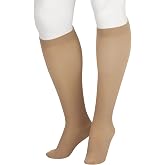 Juzo Soft 2001 Knee-High Compression Stocking 20-30 mmHg Closed Toe, Reg | Ultra-soft, breathable, medical compression stockings for men and women, opaque knit, high wearing comfort