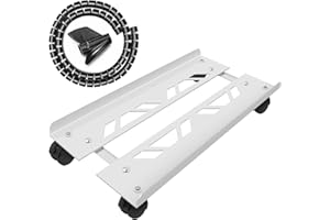 Seloom PC Stand Computer Tower Stand, Adjustable Mobile CPU Stand, Heavy-Duty PC Tower Stand with Rolling Caster Wheels, Steel Desktop Stand, PC Riser Fits Most PC Gaming Desk Accessories