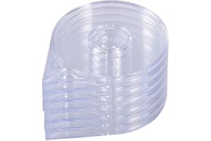 Dioche 6Pcs/Set Empty Nail Art Striping Tape Line Case Tools, Sticker Box Holder Nail Art Tape Roller Dispenser, Nail Art Striping Tape Line Case Holder Manicure Tool, Wholesale Business