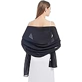 Ciormis Chiffon Shawl Wraps Scarves Lightweight for Women Evening Dresses Wedding Bridesmaid or Formal Occasions