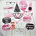 E&L Set of 20 PCS Photo Booth Props Kit, for 21st Birthday Party Celebration, 21st Birthday Party Decorations