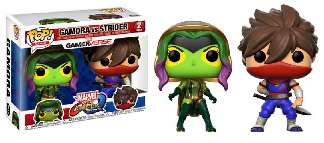 Funko 22776 Pop! Vinyl 2-Pack: CapCom Vs. Marvel: Gamora Vs Strider