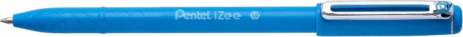 Pentel iZee BX460 Ballpoint Pen Set of 4 with Refills Assorted Colours/Casing Colour Equivalent to Writing Colour/Cap with Metal Clip/Stroke Width 0.5 mm = Ball Diameter 1.0 mm - Image 5
