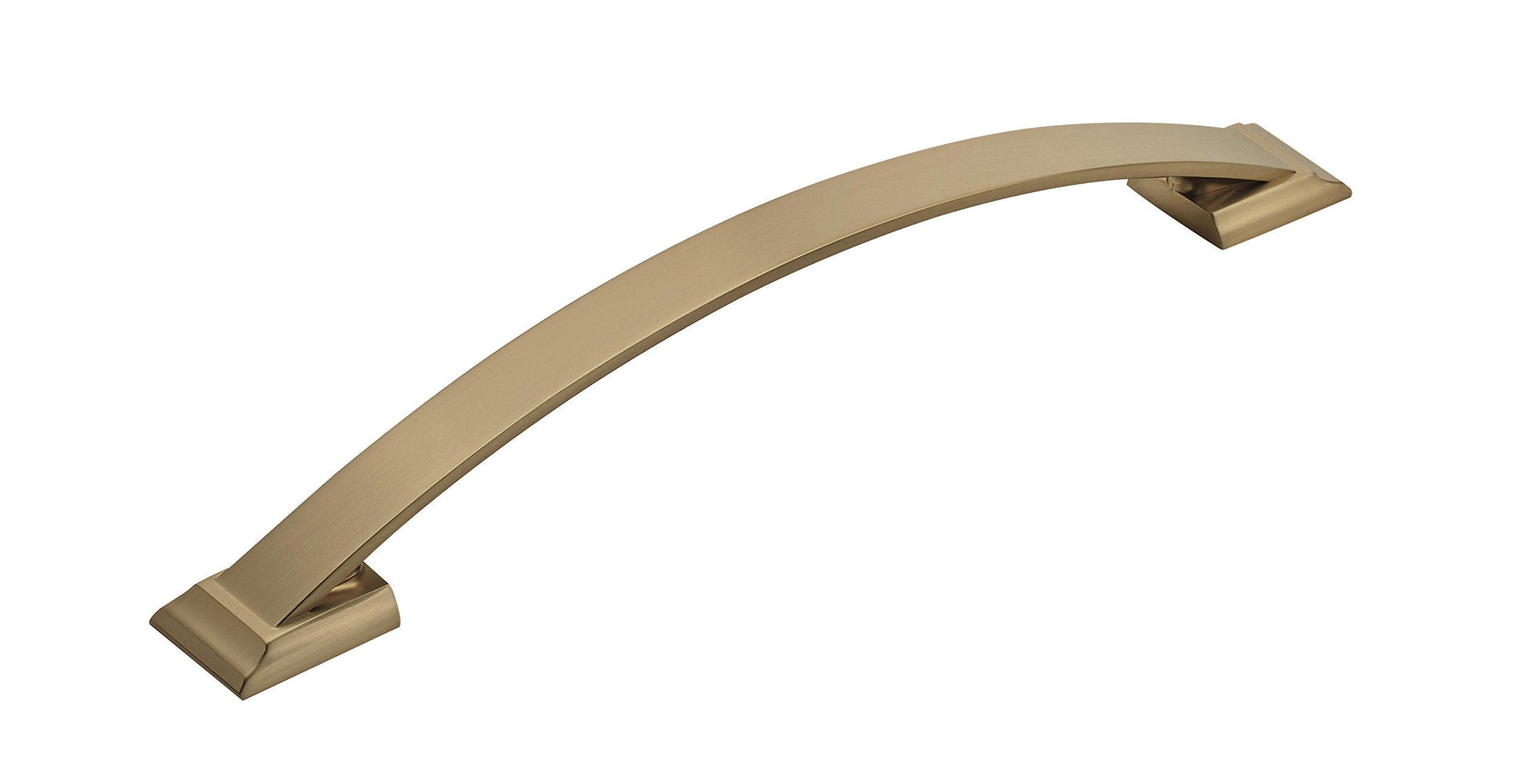 Amerock | Appliance Pull | Golden Champagne | 8 inch (203 mm) Center to Center | Candler | 1 Pack | Drawer Pull | Drawer Handle | Cabinet Hardware