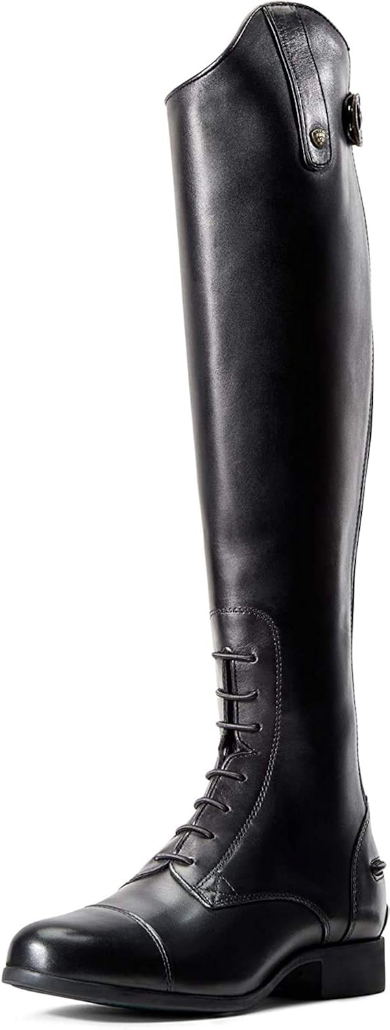 ariat women's heritage contour field zip boot