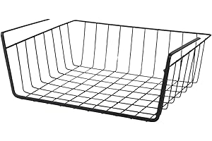 Under Shelf Storage Metal Under Shelf Storage Baskets Hanging Under Cupboard Storage Wire Storage Baskets for Wardrobe Kitche