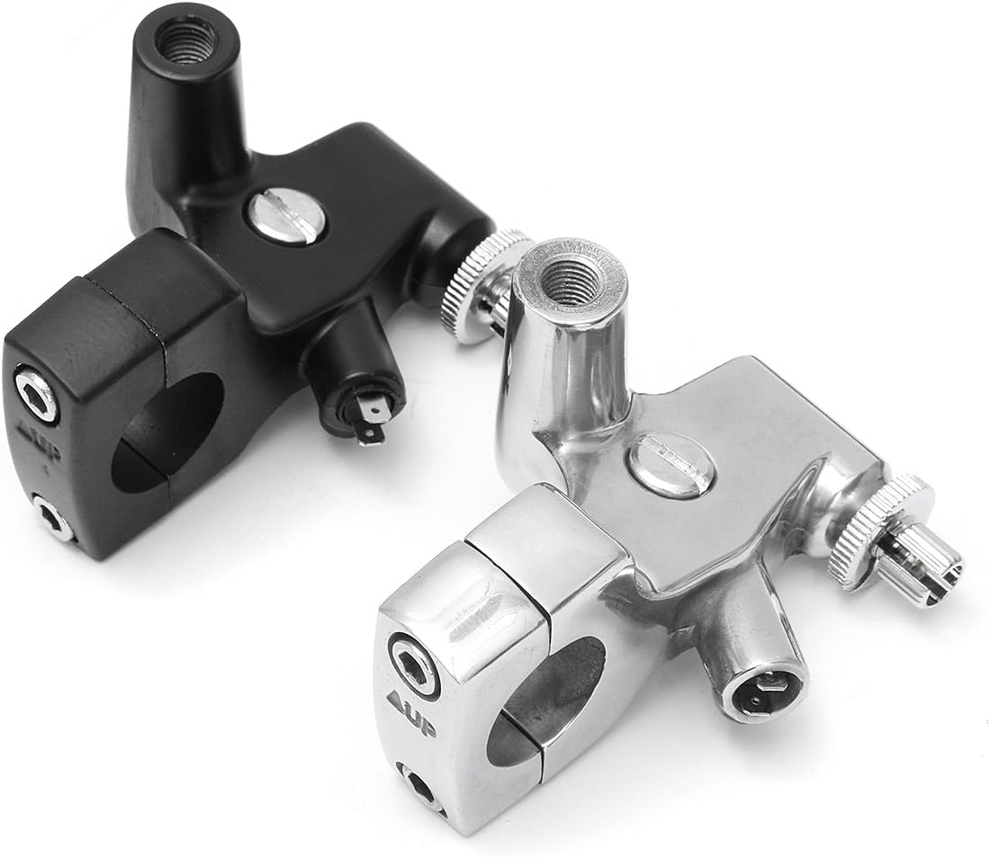 Alamor 25 Mm 1 Moto Porte-Levier De Fixation Pour Harley Honda Shadow 600 Vt750-Noir