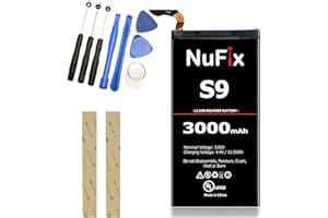 NuFix Battery Replacement for Samsung S9 3000mAh Compatible Replacement Battery EB-BG960ABE EB-BG960ABA G960W G960U (Basic Ki