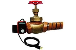 BriskHeat HSTAT051002 XtremeFLEX Heating Tape with Adjustable Thermostat Control, 72W, 120 Volt