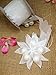 Ohah Craft White Flower Shape Pull Bow Jordan Almonds Candy Bow Ribbon Decor Wedding Favor