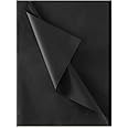 Simetufy Black Tissue Paper for Gift Bags, 115 Sheets of 14 x 20 Inches Black Wrapping Paper, Gift Wrapping Tissue Paper Bulk for Crafts, Holiday, Birthday, Christmas, Party Decor and DIY Crafts