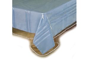 SOFINNI Clear Plastic Tablecloth Protector, Table Cloth Vinyl (60" x 120")
