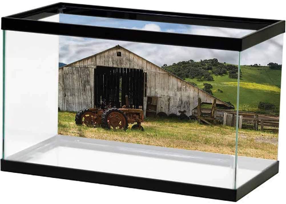 tractor fish tank decorations