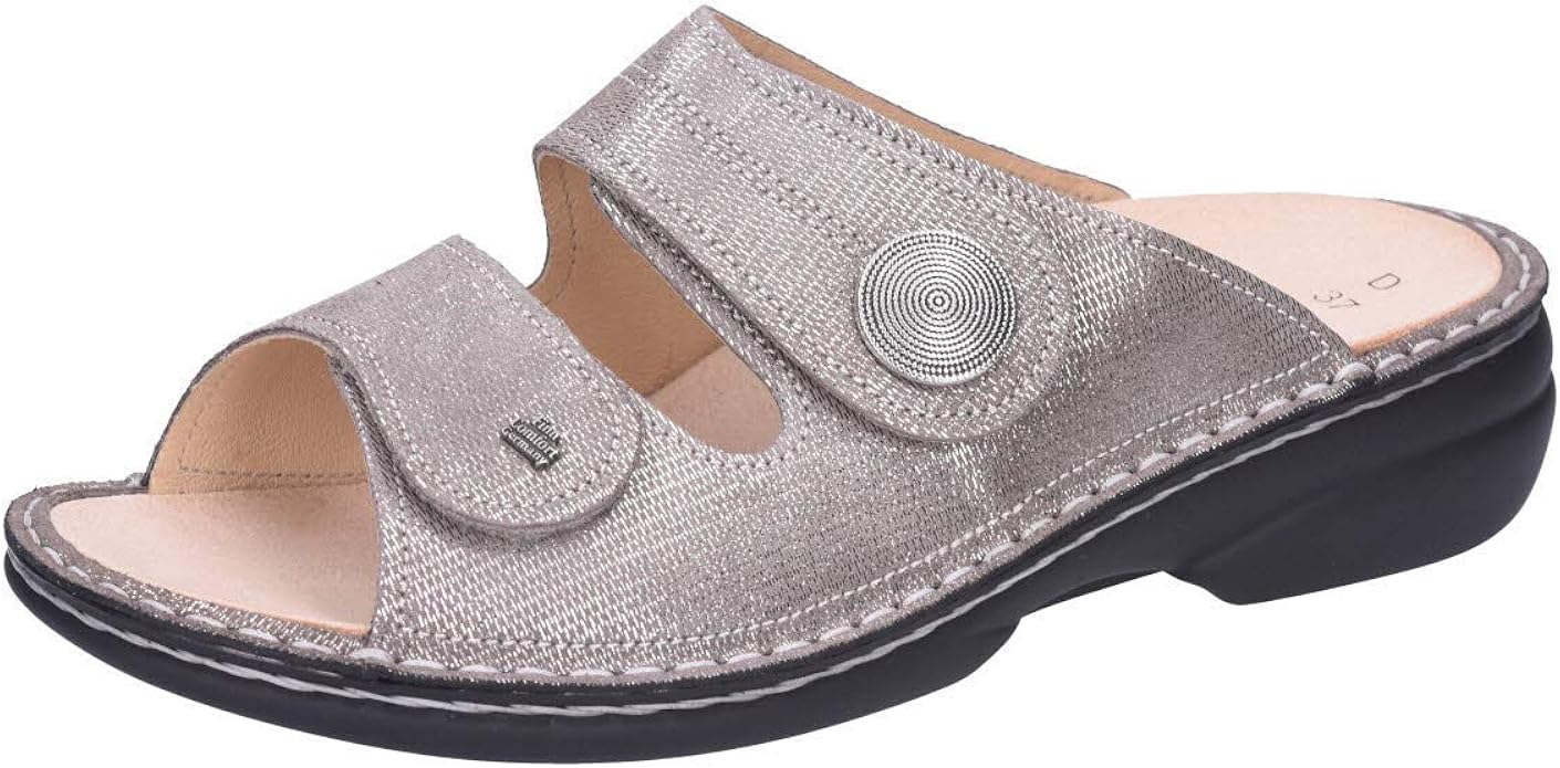 Womens Finn Comfort Sansibar Marron Leather Soft Footbed - Happyfeet.Com
