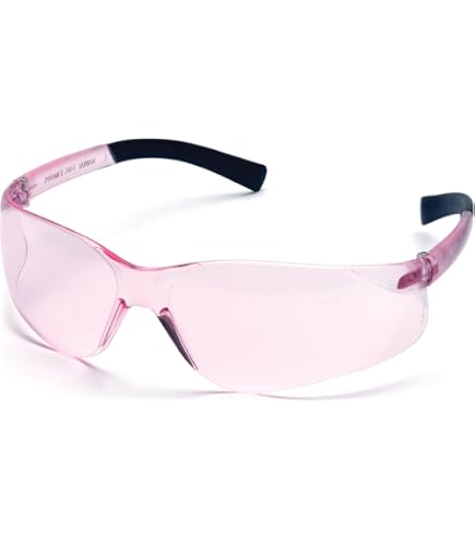 Amazon.com: Pyramex S2517SN Mini Ztek Safety Glasses PINK Frame w