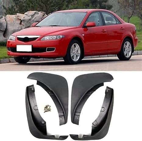 Amazon Com Shenyf For Mazda 6 Sedan 2003 2008 4pcs Car Mud Flaps Set Vehicle Splash Guards Fender Mudguards Front And Rear Mudflaps Car Accessories Home Kitchen