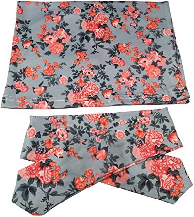 Deacroy Unisex Baby's Swaddle Blanket Soft Warm Receiving Blankets with Headband, Grey, 25.2 x 19.3inch