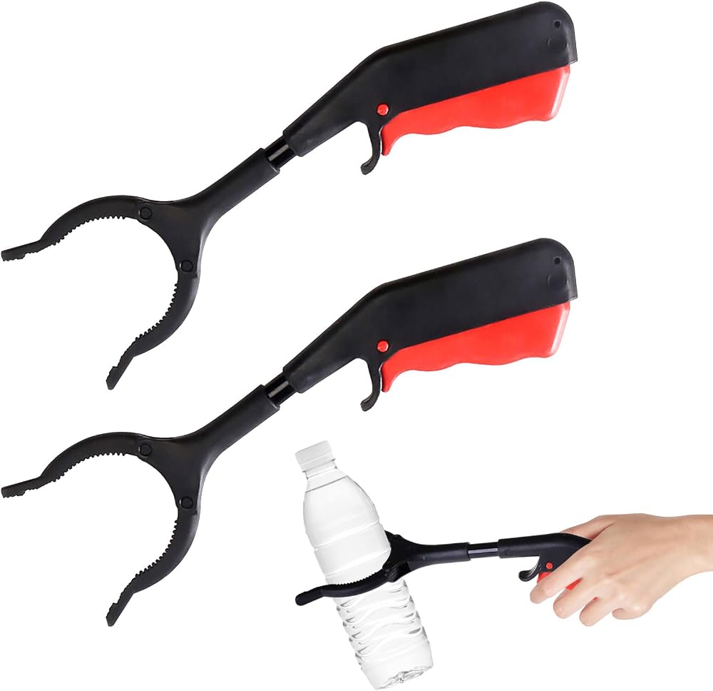 Qianeffort 2Pcs 30cm Litter Pickers Grabber Stick Multifunctional