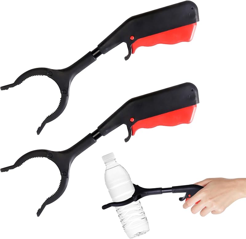 Qianeffort 2Pcs 30cm Litter Pickers Grabber Stick Multifunctional