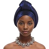 African Women Turban Caps Beanie - Knotted Head Wraps for Women Turbantes para Mujer Girl Fashion Hat
