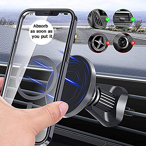 Ciencimy Magsafe Car Mount 360° Adjustable Air Vent Phone Holder Hands Free Designed for iPhone 12 Mini / iPhone 12 / 12 pro /Max