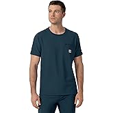 Carhartt Mens Men's Force® Cross-Flex Crew Neck Scrub Top
